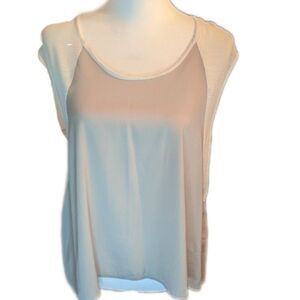 5/$55 American Eagle Outfitters flowy cream cap sleeve blouse - M